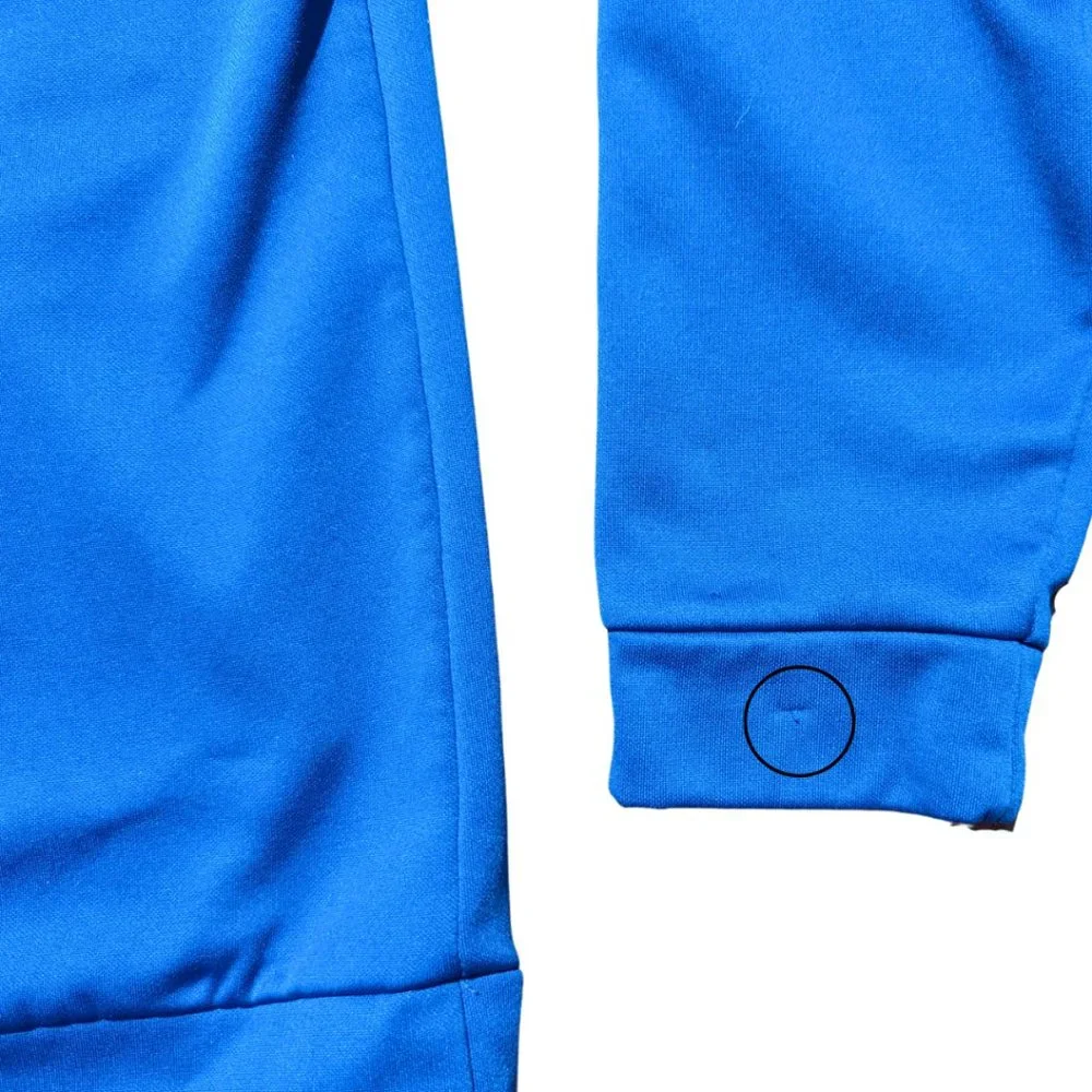 Nike Men's Medium Royal Blue & Black Dri-Fit Pullover Hoodie - Picture 9 of 11